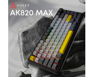 Ajazz AK820 MAX Magnetic switches Black Gray Yellow RGB - 1536367 - zdjęcie 6